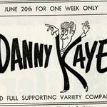 Danny Kaye performance leaflet